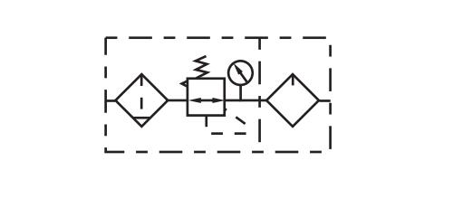 AFR-BFR-Series-Air-Filter-Regulator-Lubricator-Symbol