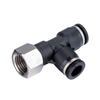 PB, PD series threaded three-way pneumatic quick connector
