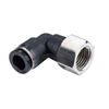 PL series pneumatic quick insert thread right Angle joint