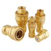 Series KZD Brass Type Hydraulic Quick Couplings 