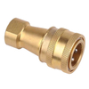 Series KZD Brass Type Hydraulic Quick Couplings 