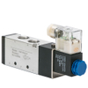 4V300 Series Pneumatic Solenoid Valve Size 3/8" Voltage 12V 24V 110V 220V (5/2 Way;5/3 Way)
