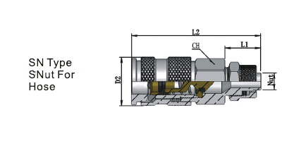 Series 310 ISO-B6 standard Type Pneumatic Quick Couplings3