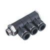 PA 、PH series pneumatic quick plug rotary three-way four-way joint