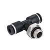 PB, PD series threaded three-way pneumatic quick connector