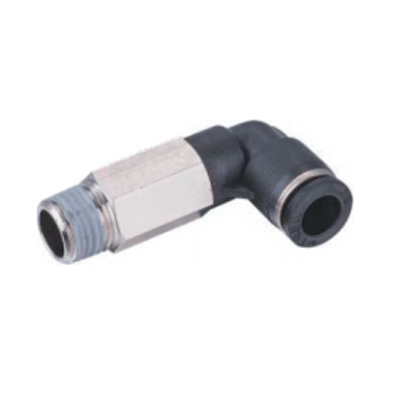 PL series pneumatic quick insert thread right Angle joint