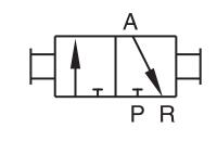 HSV Series Hand Slide Valve Symbol