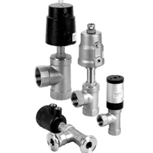 DV100/200 Series Pneumatically Operated Drain Angle Seat Valve